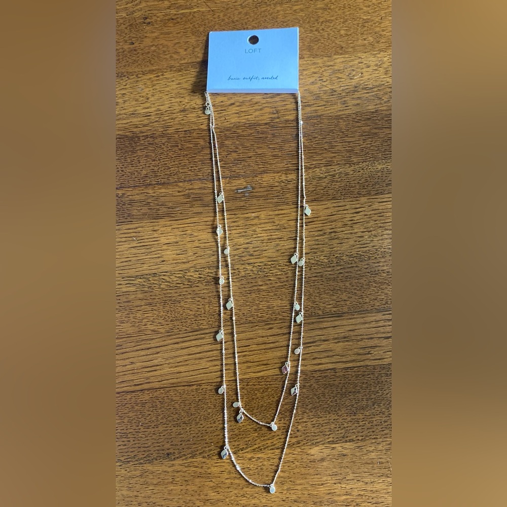 LOFT Gold Multi-Charm Layered Necklace - Gold